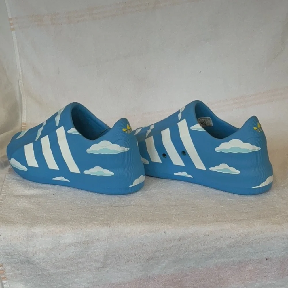 NEW ADIDAS SIMPSONS Kids Cloud Print Shoes - Blue